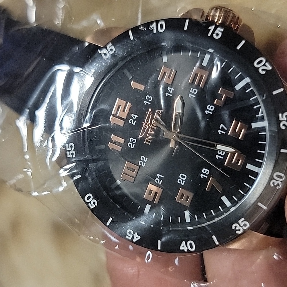 Brand New 4000 Invicta Pro Diver Stratus Black Mens 45mm Rose Gold Accent Watch - Picture 7 of 9